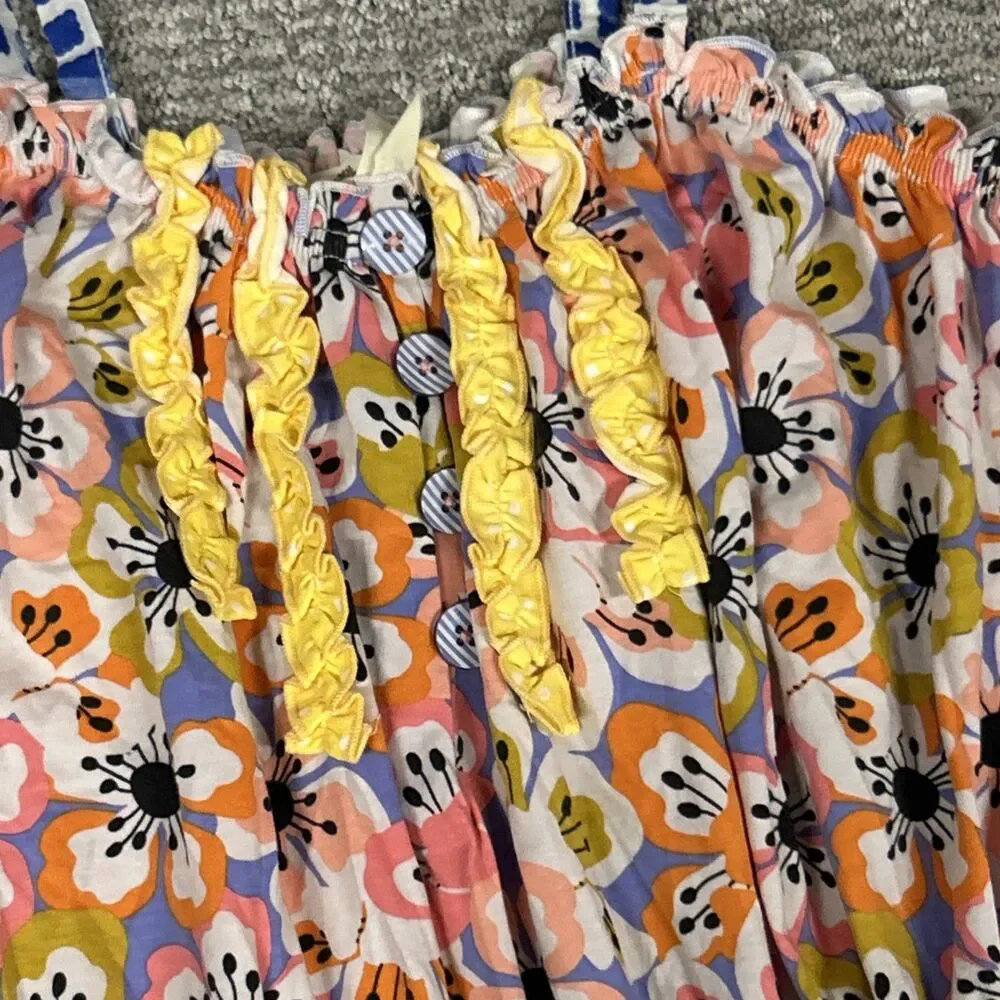 Matilda Jane Dress Girls 14 Tell Me More Maxi Tiered Sundress Cotton New